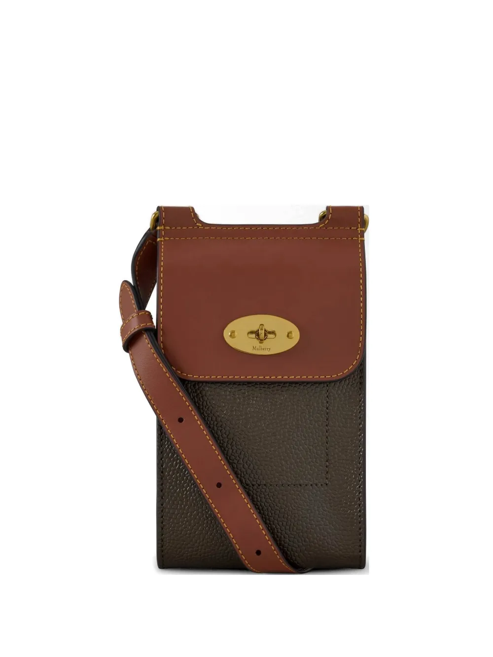 Mulberry mini Antony messenger bag - Marrone