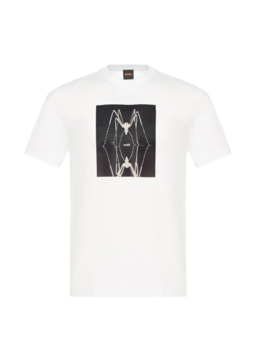 BOSS graphic-print crew-neck T-shirt - Weiß