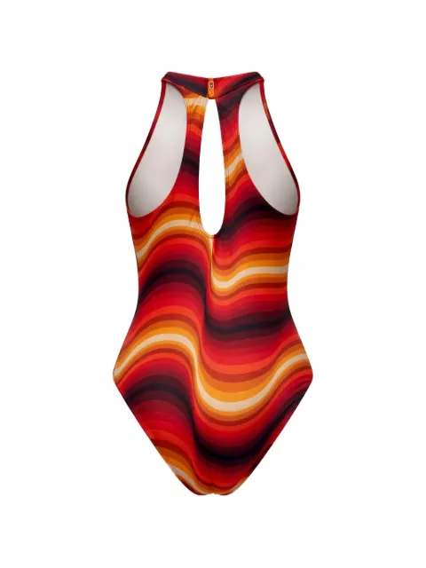 Osklen wave-print swimsuit