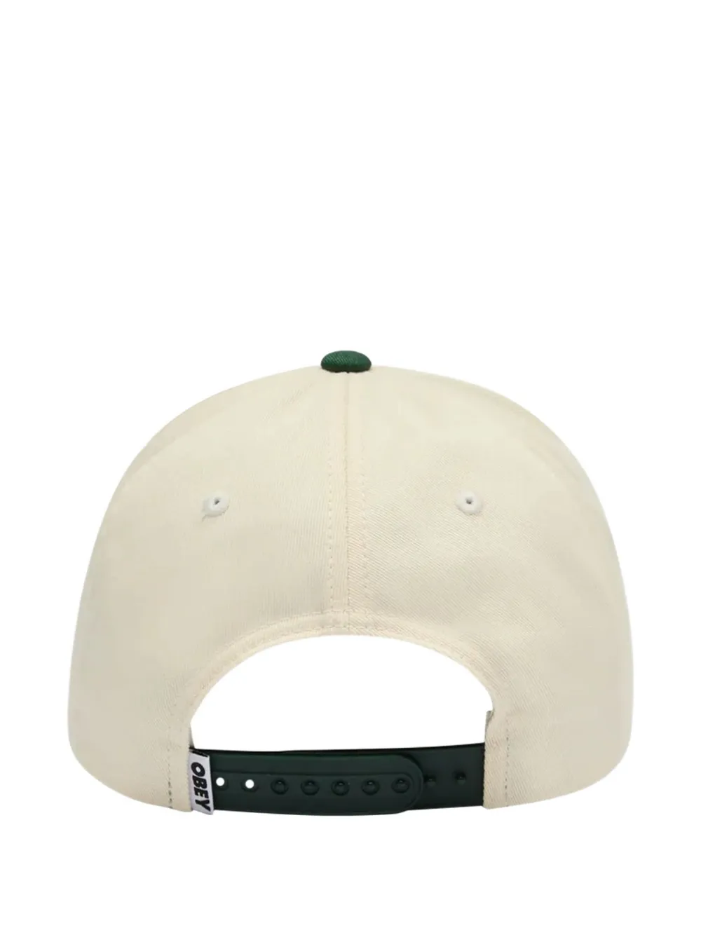  Obey Logo-embroidered Baseball Cap - Neutrals 