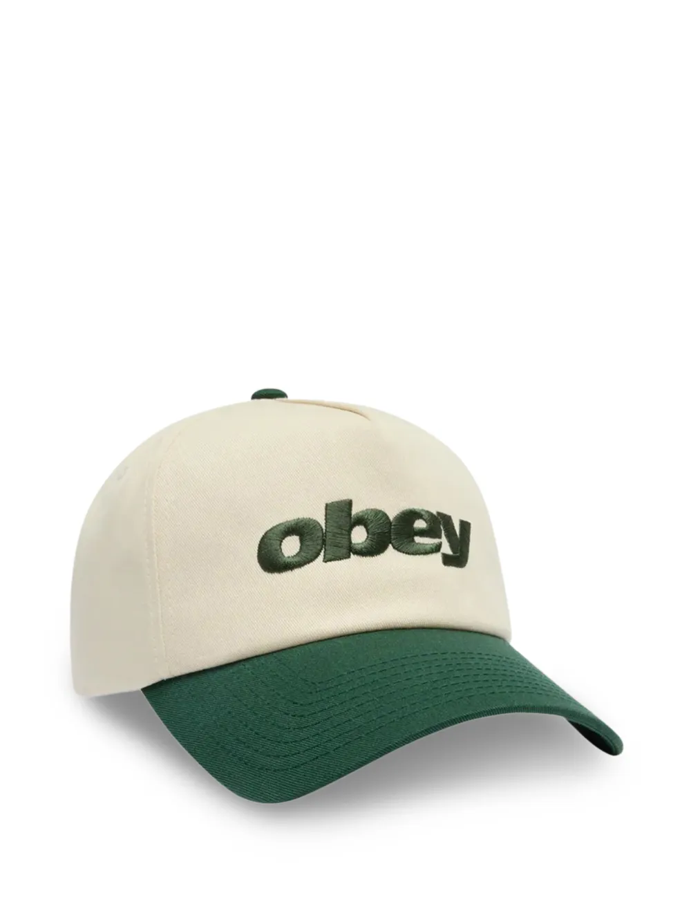 Obey logo-embroidered baseball cap - Toni neutri