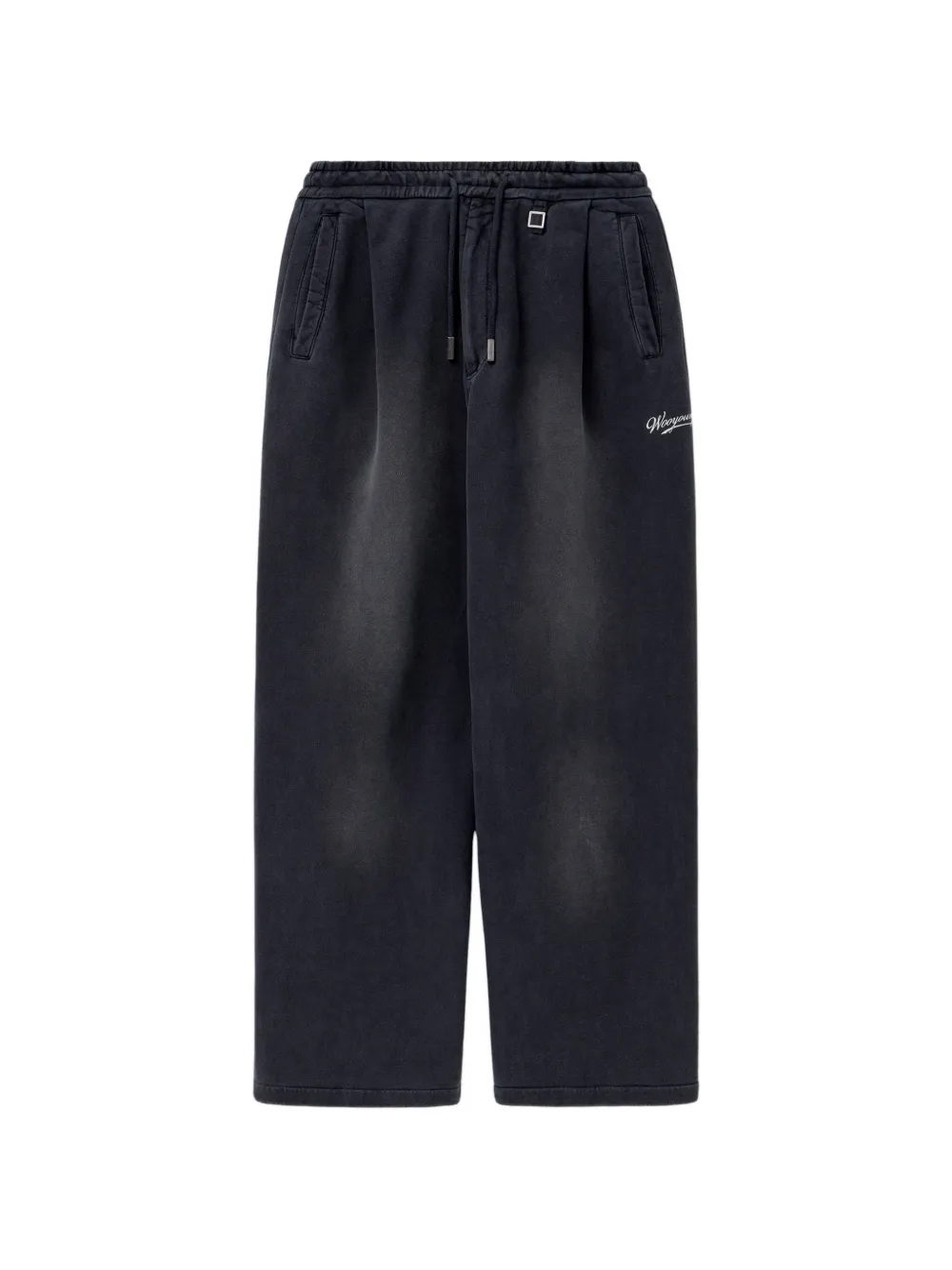Wooyoungmi wide-leg drawstring trousers - Nero