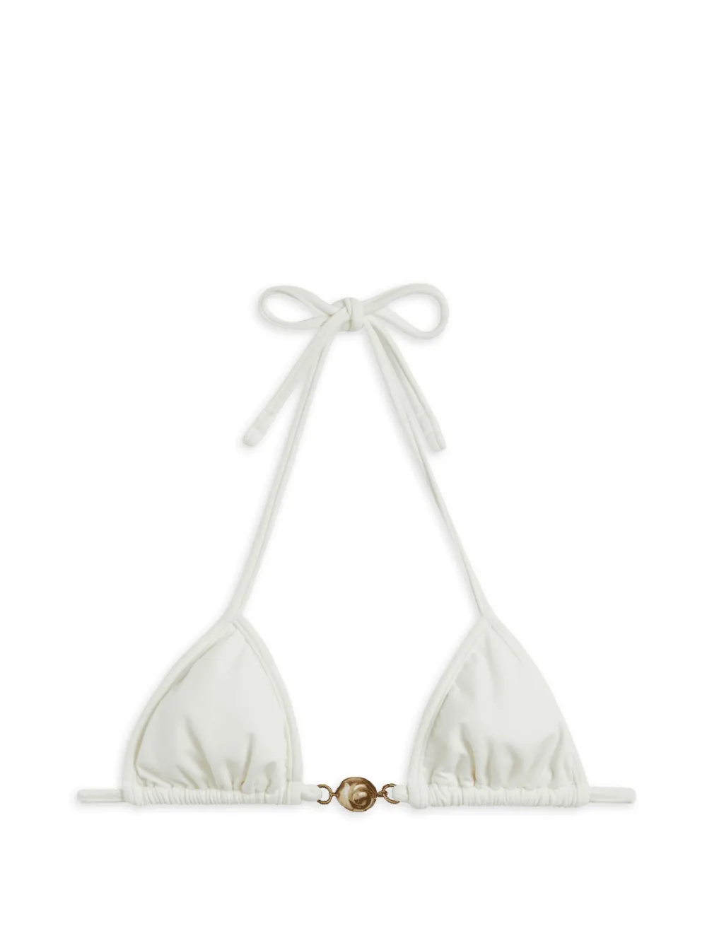 Reina Olga Splash bikini top - Bianco