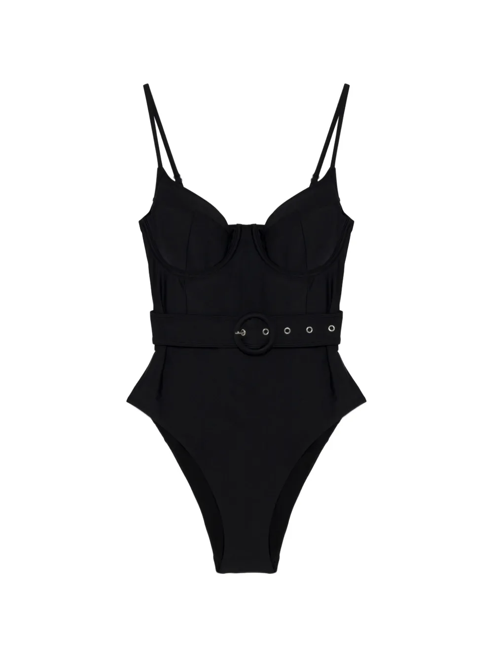 Simkhai Noa belted swimsuit - Nero