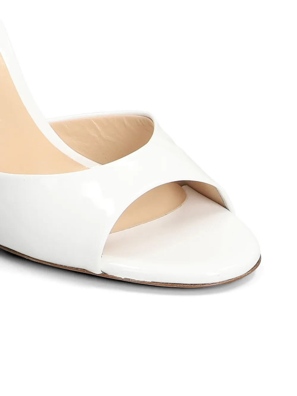 Roberto Festa Ramas leather heeled sandals Wit