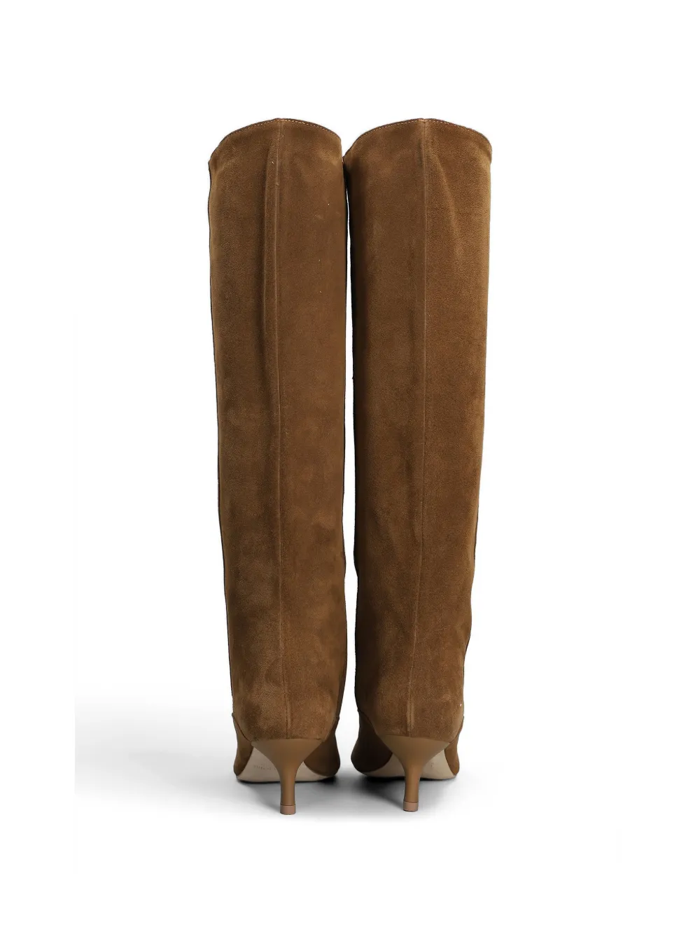 Gisel Moire 50mm Lory suede knee-high boots Bruin