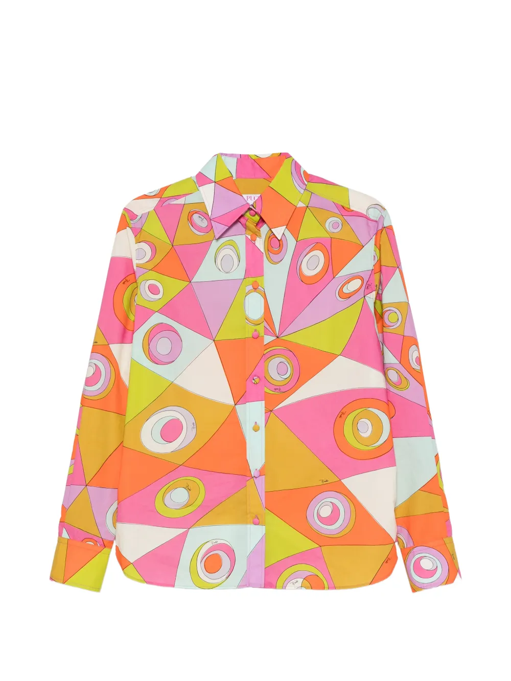 PUCCI geometric-print shirt - Rosa