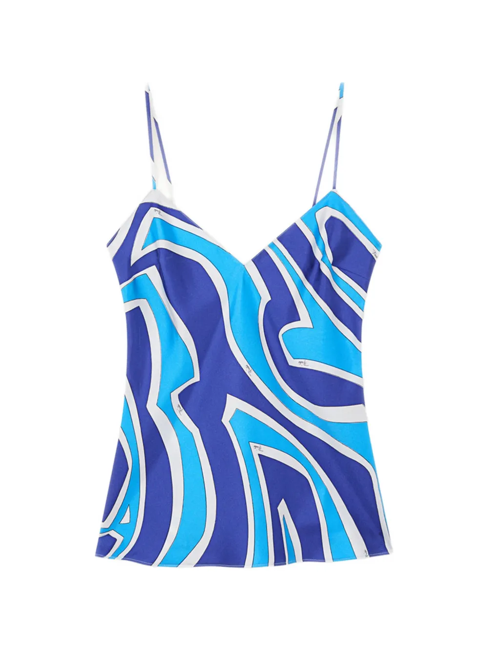 PUCCI Labirinto print camisole top - Blu