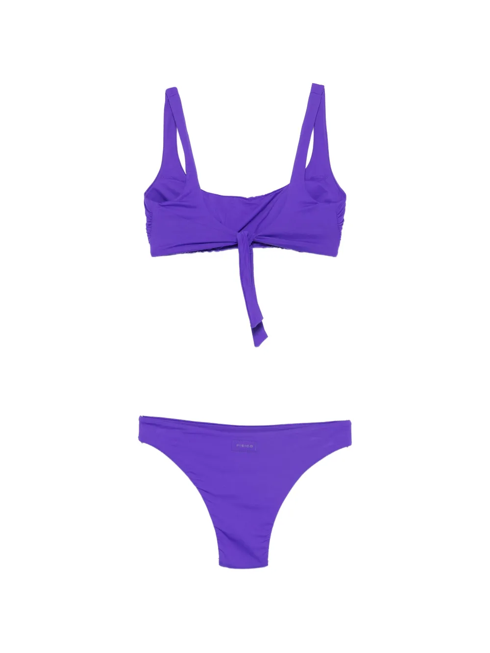 Fisico Bikini met ruches Paars