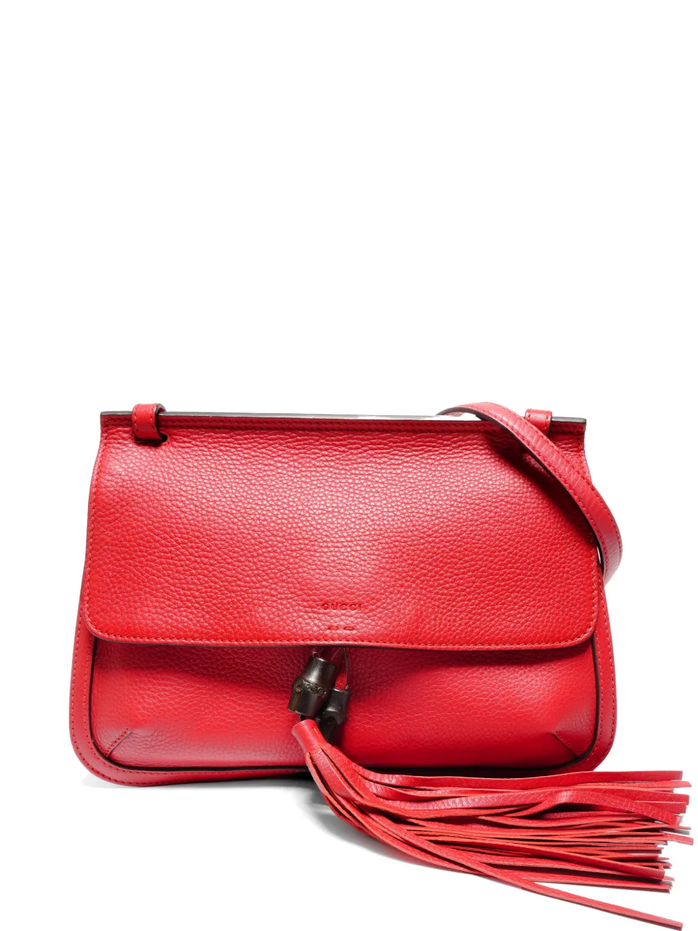 Gucci Pre-Owned 2000-2015 tassel shoulder bag - Rosso
