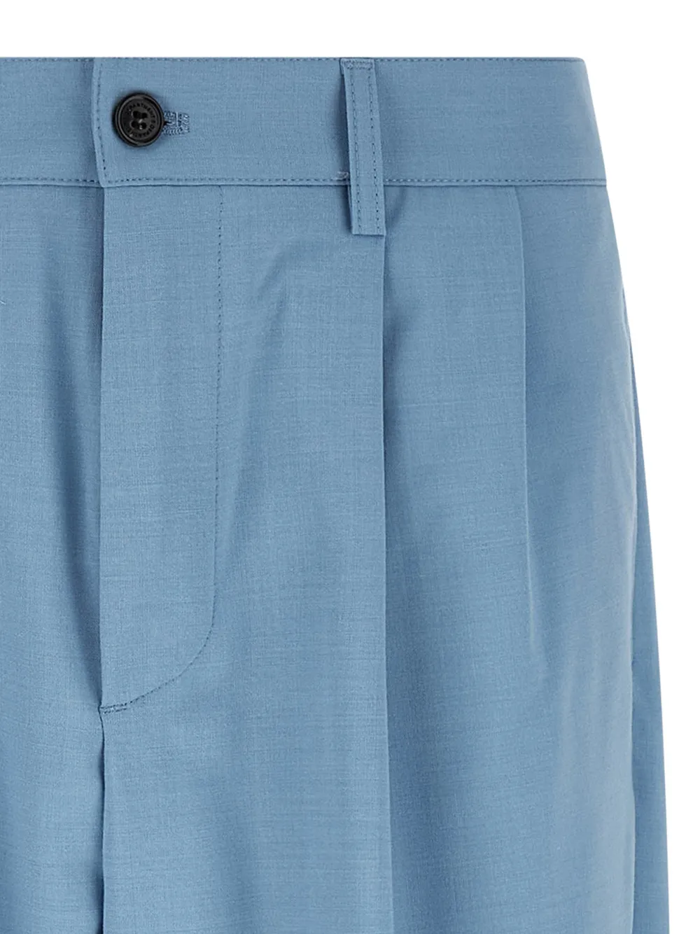 Department 5 Whisky geplooide straight broek Blauw