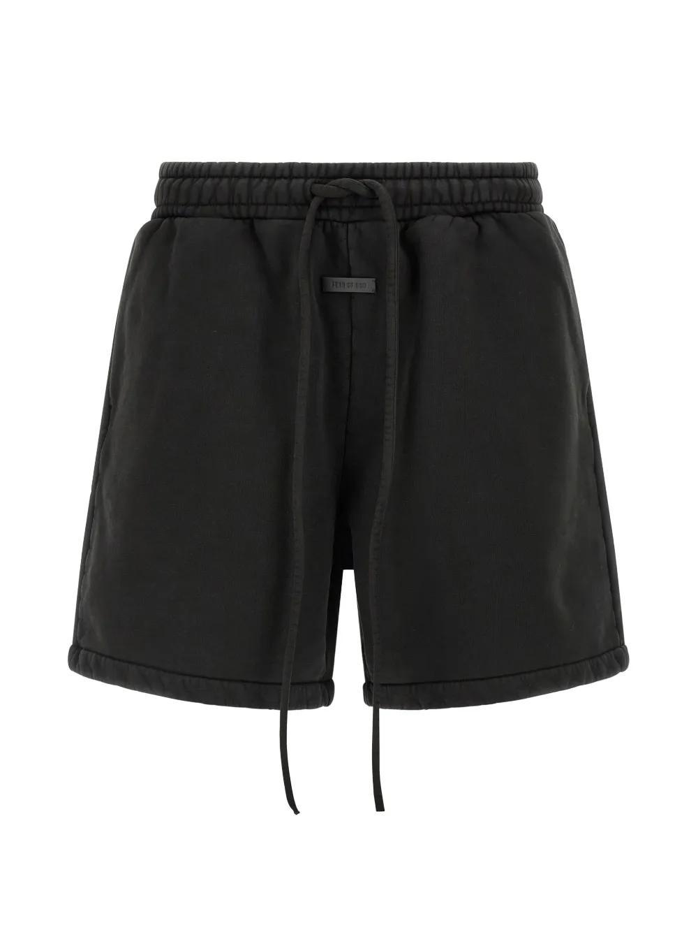 Fear Of God elasticated logo patch bermuda shorts - Nero