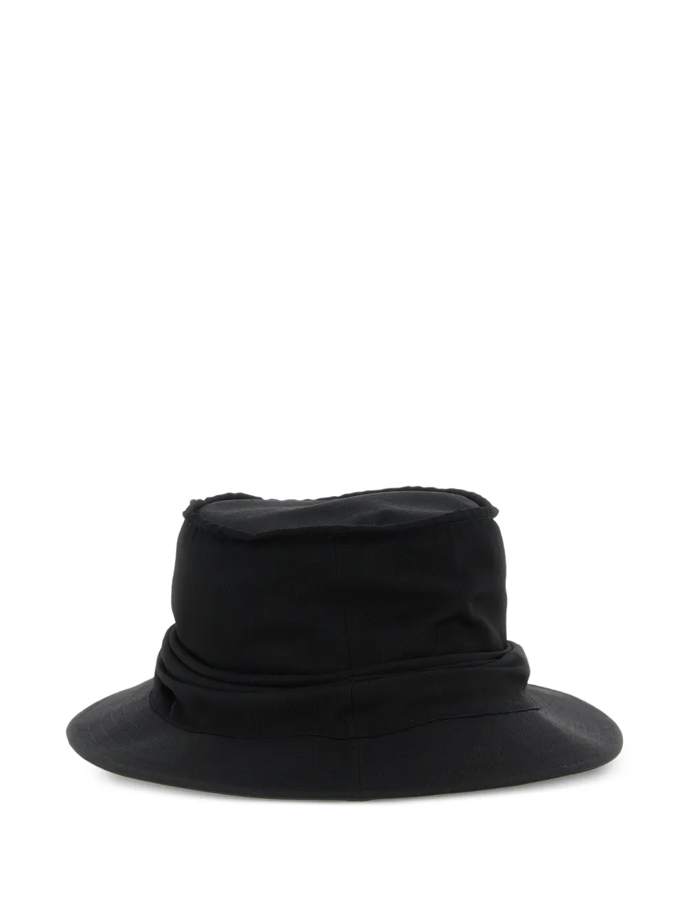 Yohji Yamamoto Drape Wool Hat | Black | FARFETCH