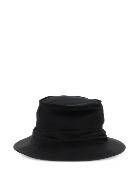 Yohji Yamamoto drape wool hat