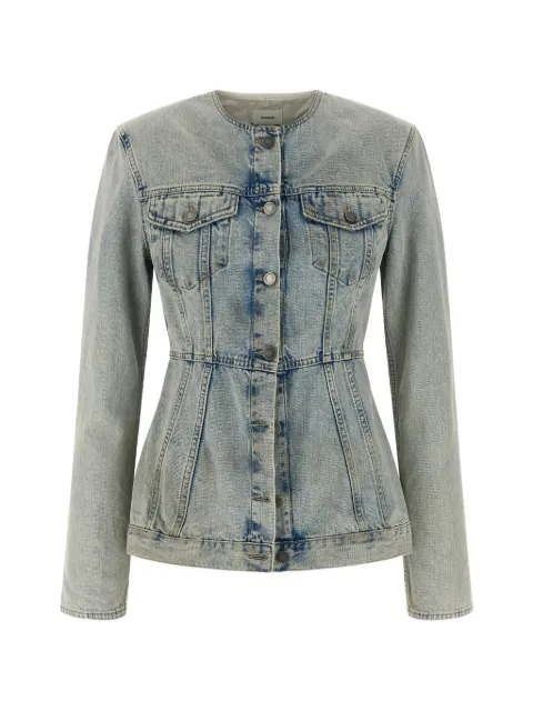 Haikure long-sleeve buttoned jacket