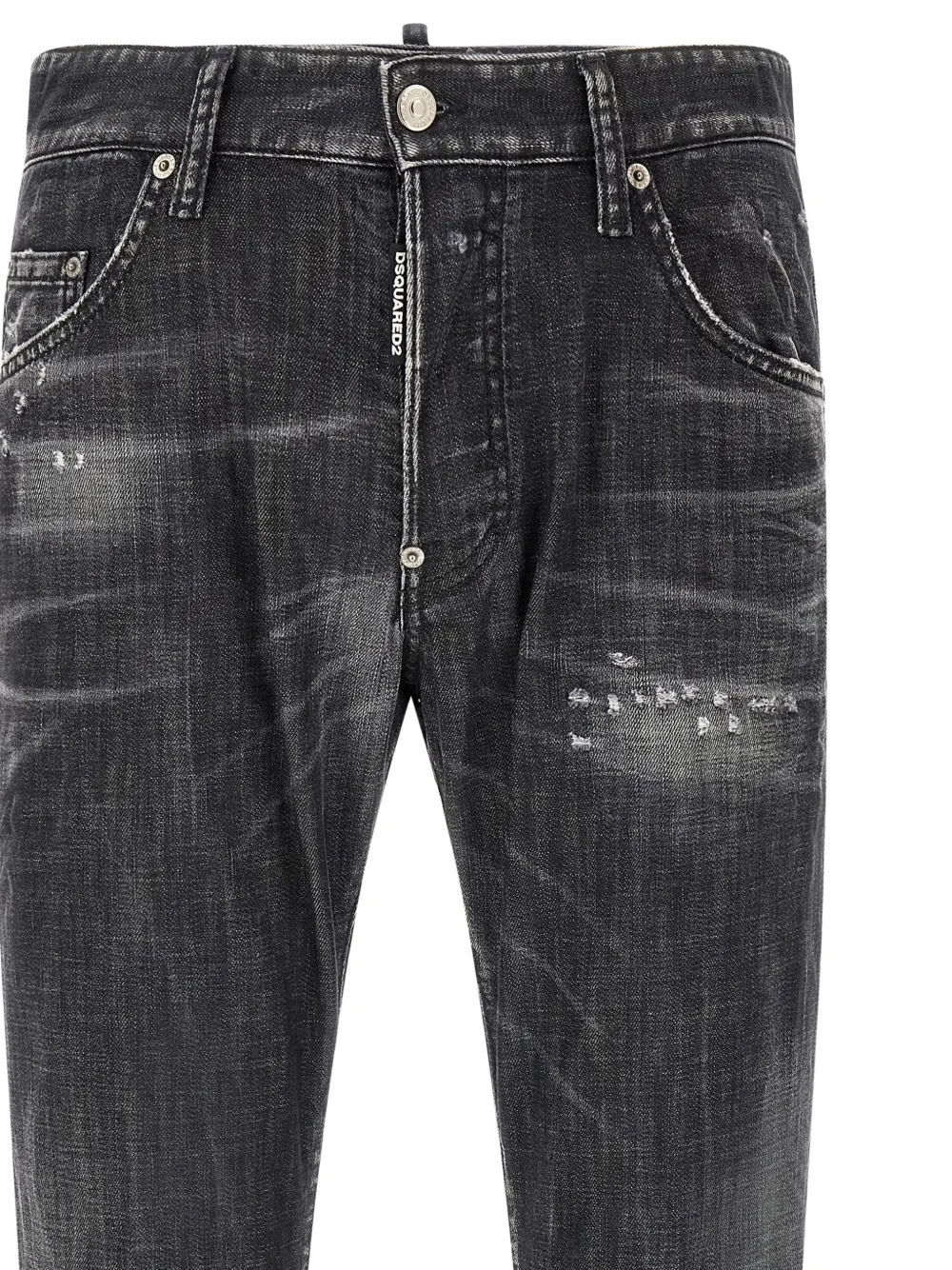 DSQUARED2 Skater jeans met gebruikt effect Grijs