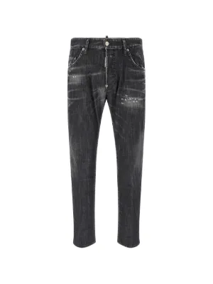 DSQUARED2 Distressed Jeans | Black | FARFETCH CA