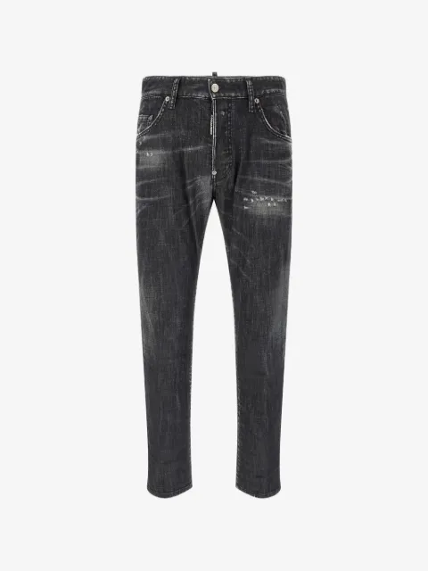 DSQUARED2 distressed cropped jeans