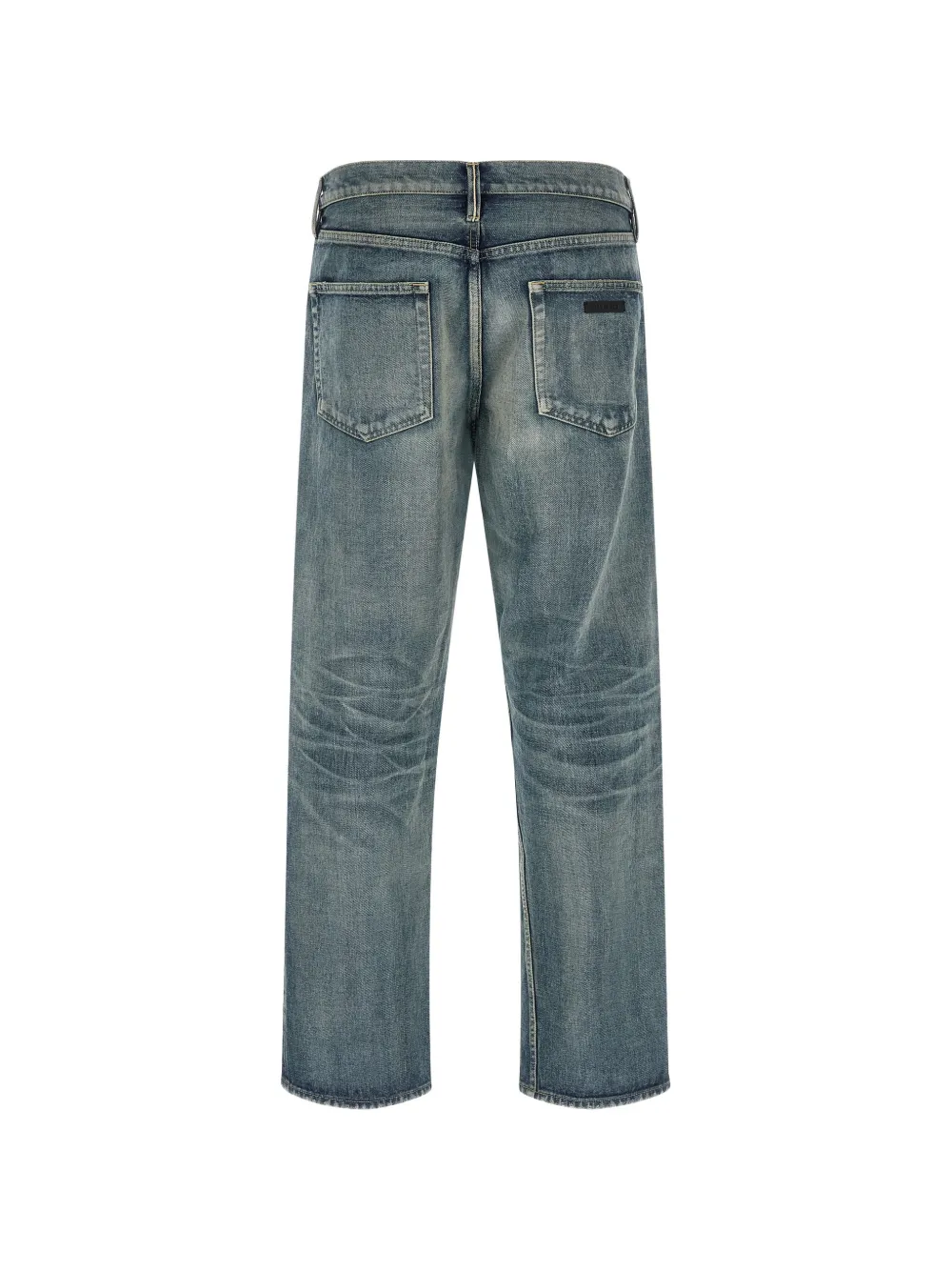  Fear Of God Stonewashed Straight Jeans - Blue 