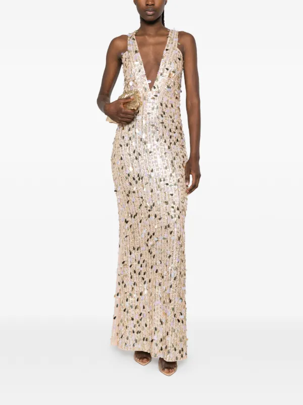 green emerald velvet dress A Night In Paris Embellished Dress In Black