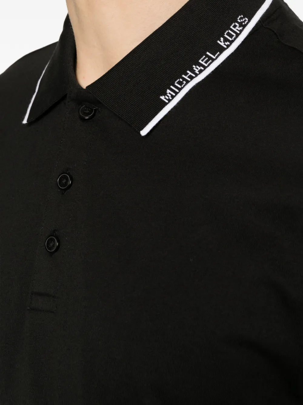 Michael Kors Poloshirt met logoprint Zwart