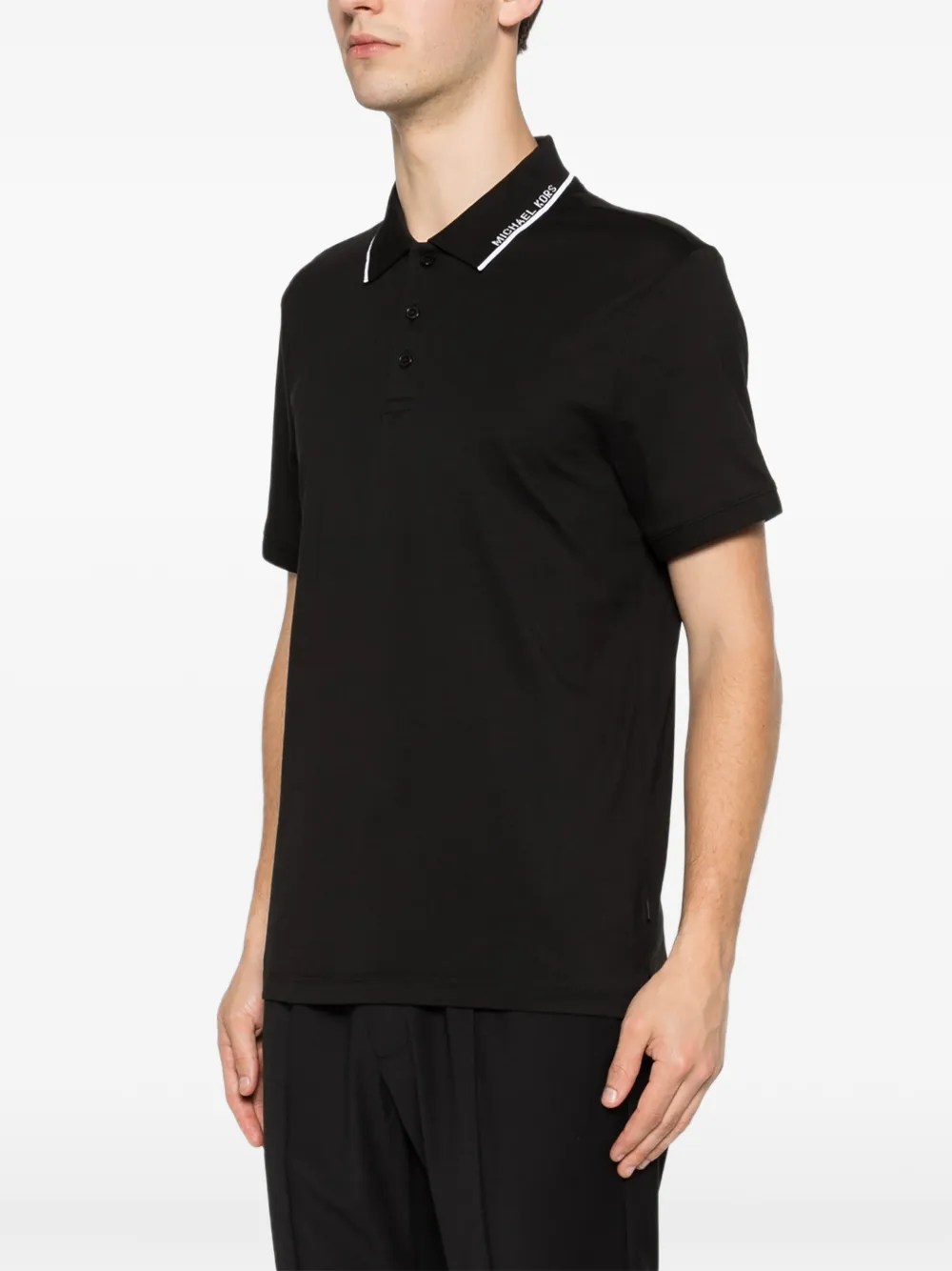 Michael Kors Poloshirt met logoprint Zwart