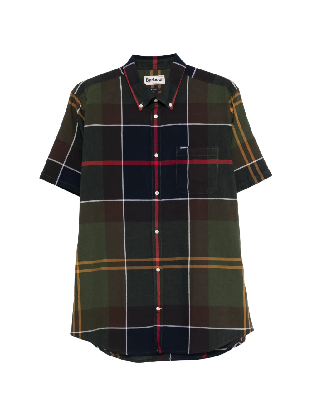 Barbour tartan short-sleeve shirt - Verde