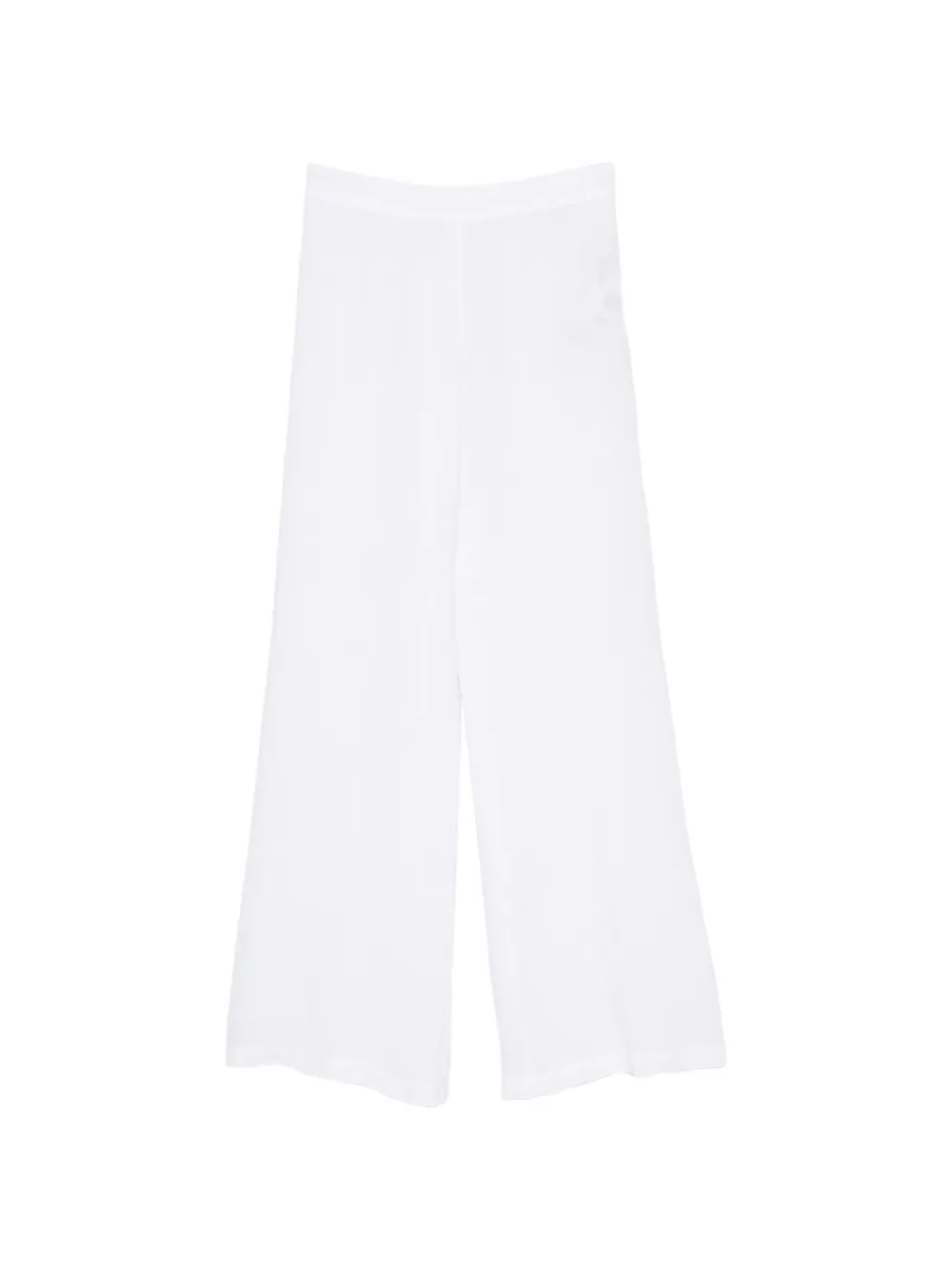 120% Lino wide-leg trousers - Bianco