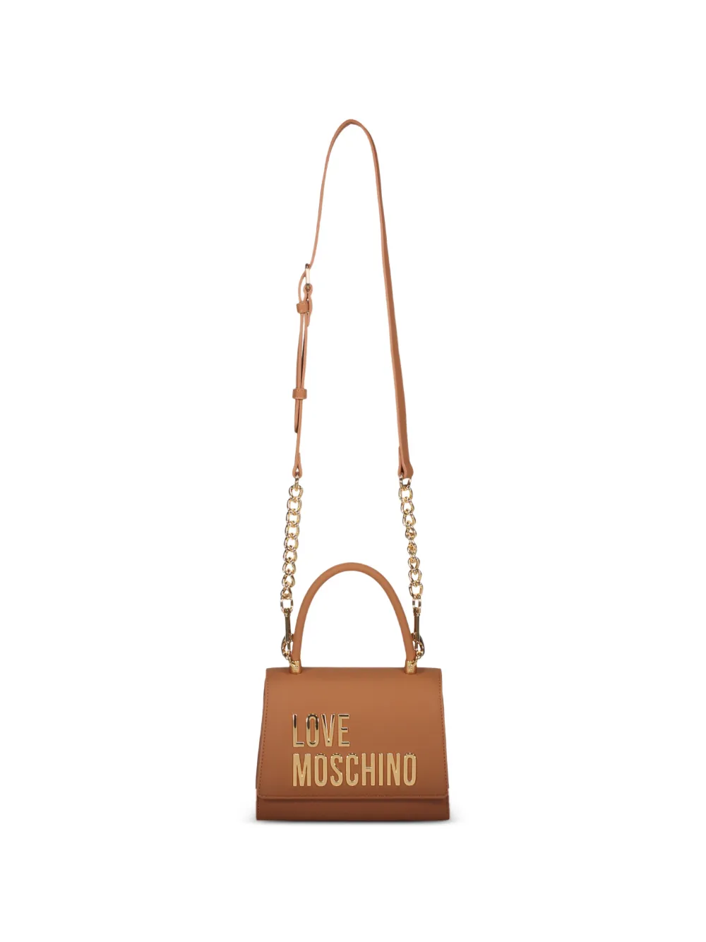 Love Moschino Shopper met logo Beige
