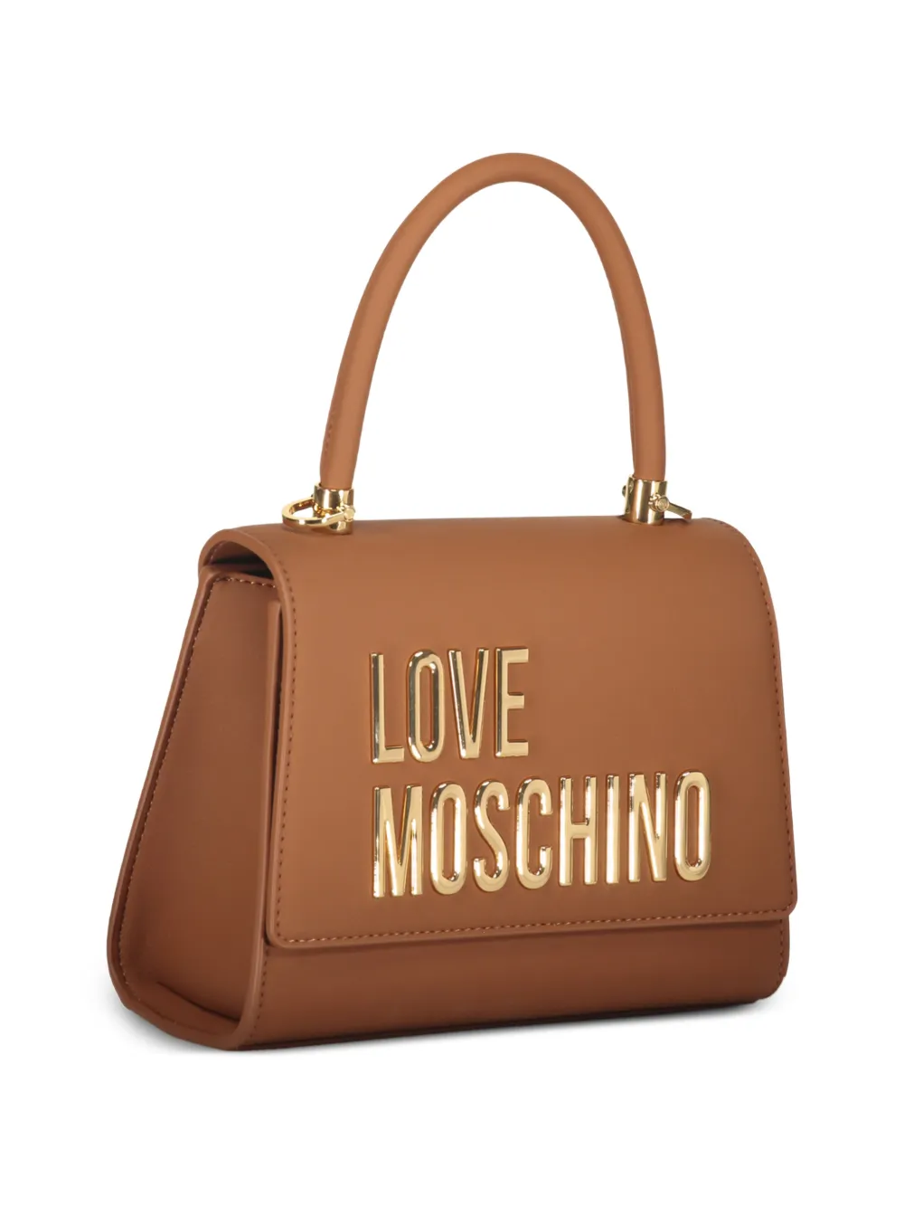 Love Moschino Shopper met logo Beige