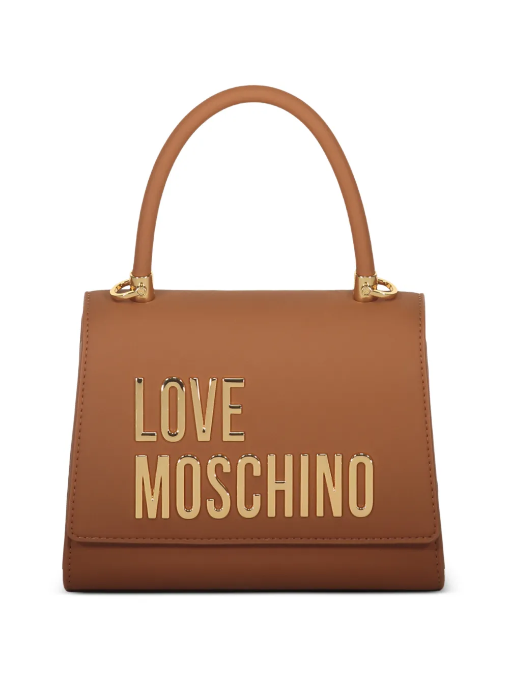 Love Moschino golden logo tote bag - Toni neutri