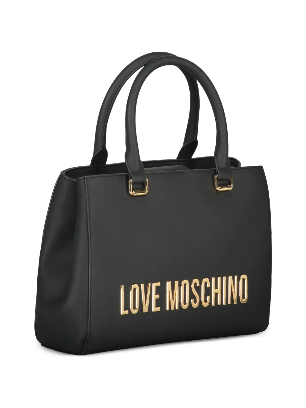 Love Moschino Stevige shopper met logo Zwart