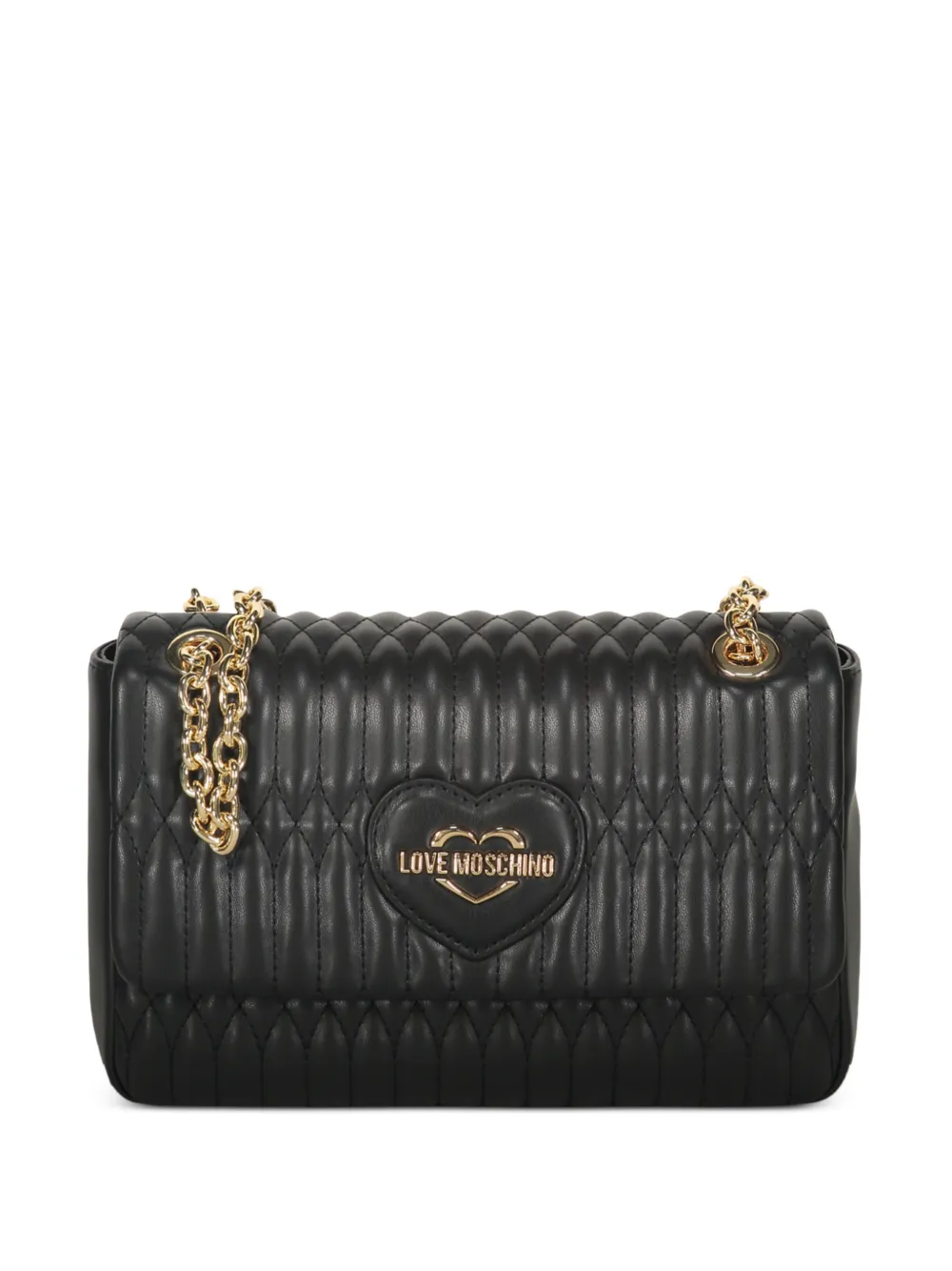 Love Moschino quilted chain shoulder bag - Nero