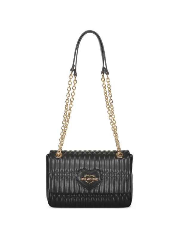 Love Moschino キルティング ショルダーバッグ | ブラック | FARFETCH JP