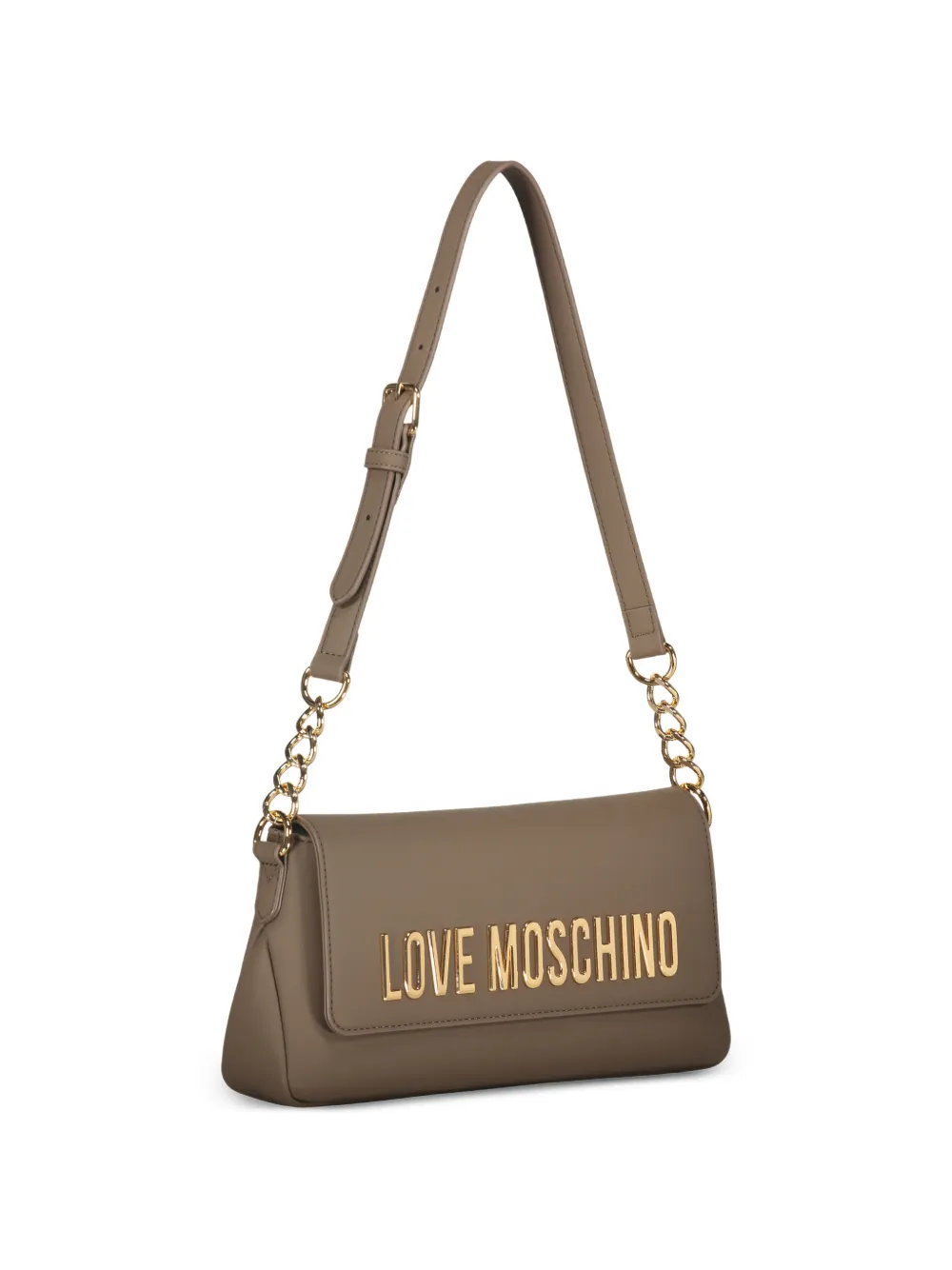 Love Moschino Schoudertas met omslag Beige