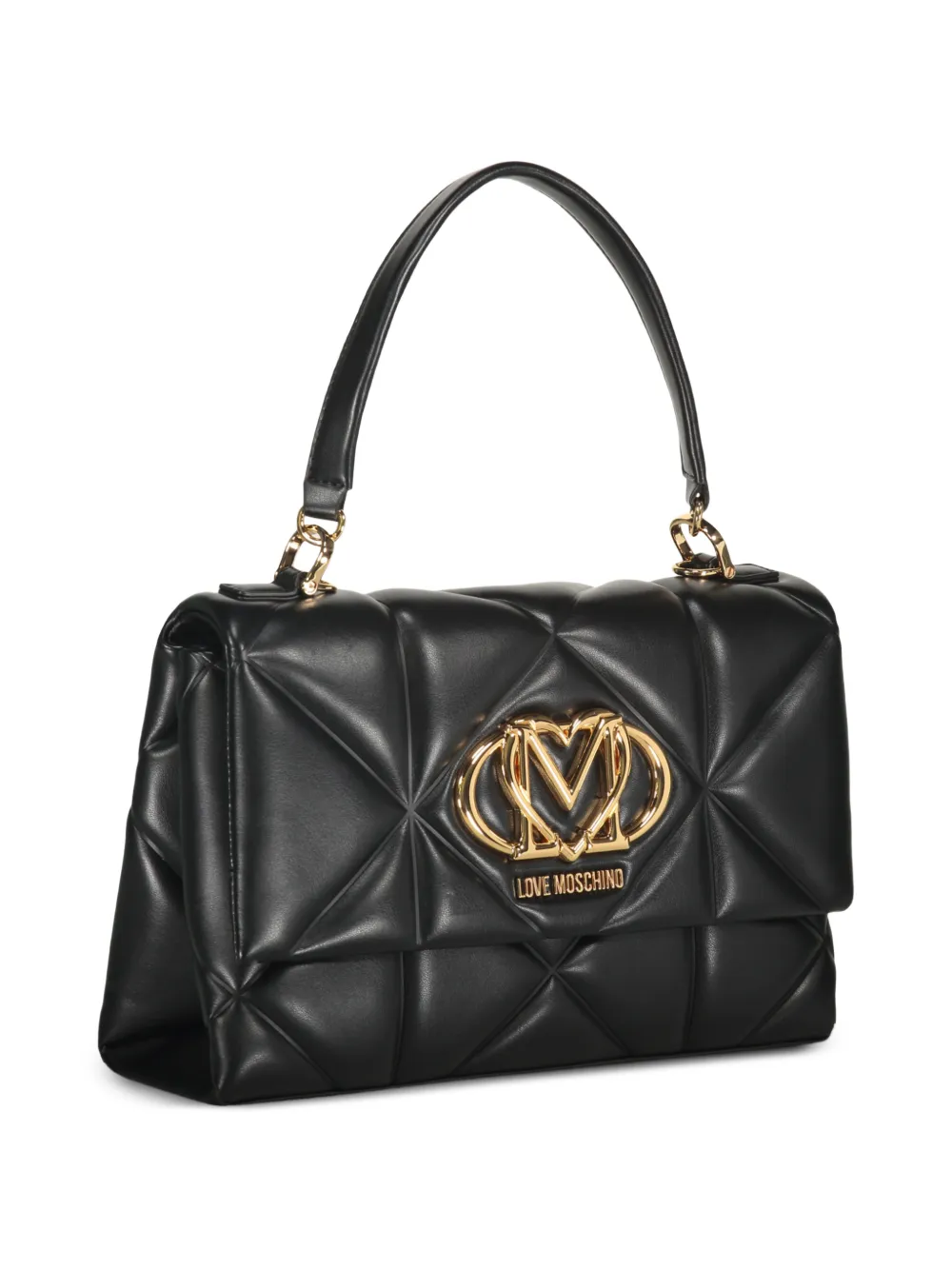 Love Moschino Shopper met logo Zwart