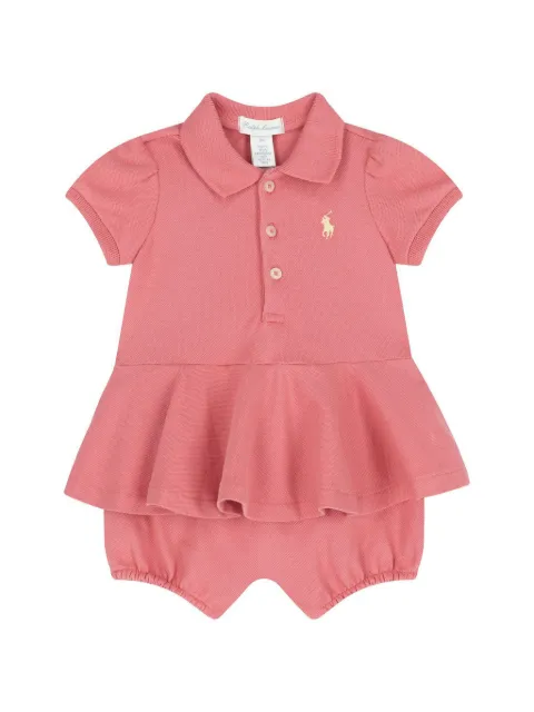 POLO RALPH LAUREN KIDS barboteuse polo à volants
