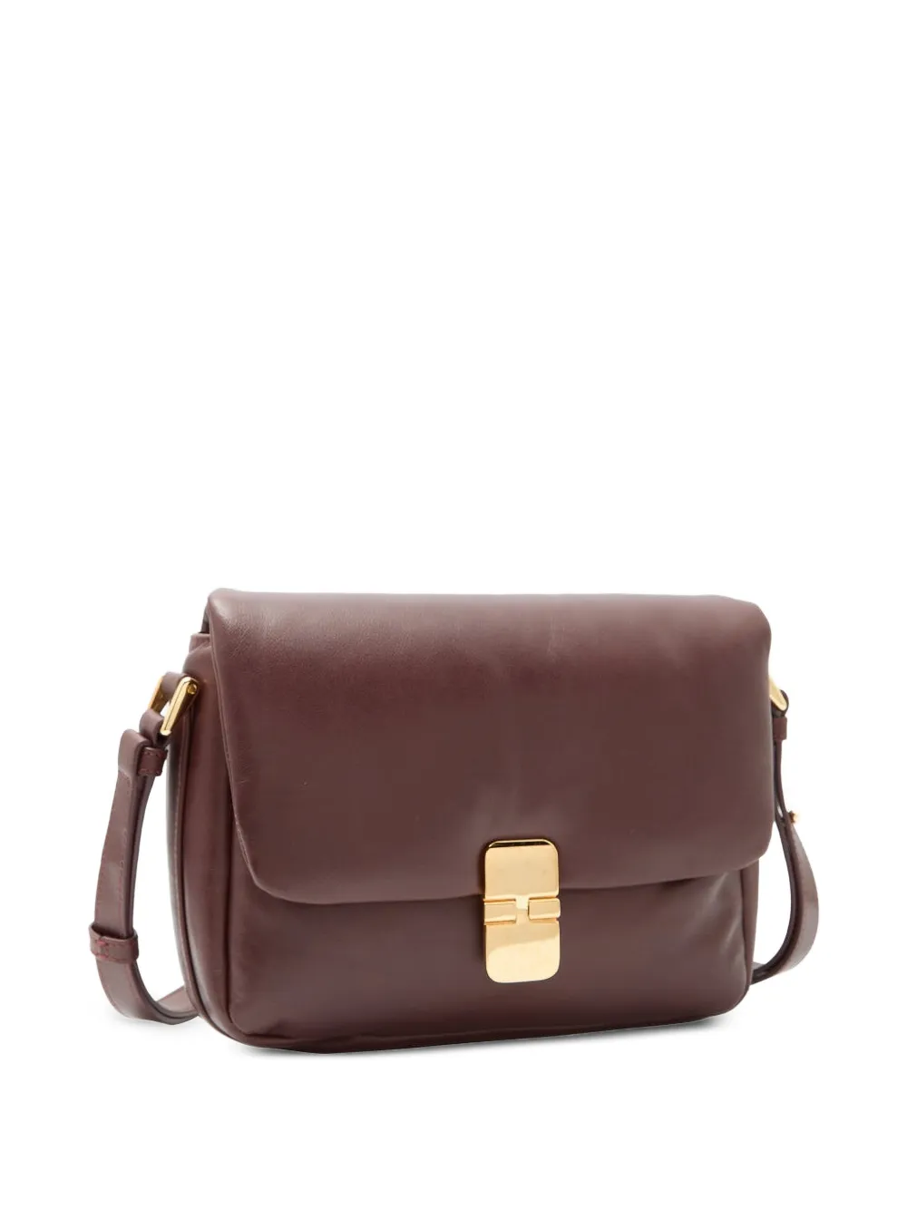 A.P.C. Grace leren schoudertas Bruin