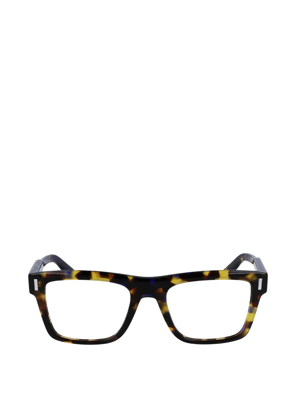 Calvin Klein rectangle-frame glasses - Marrone