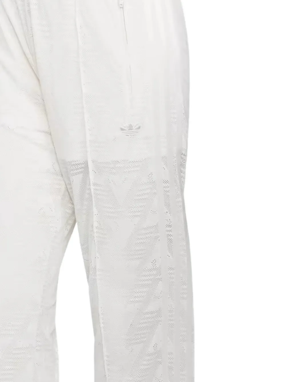 adidas Firebird trainingsbroek met kant Wit