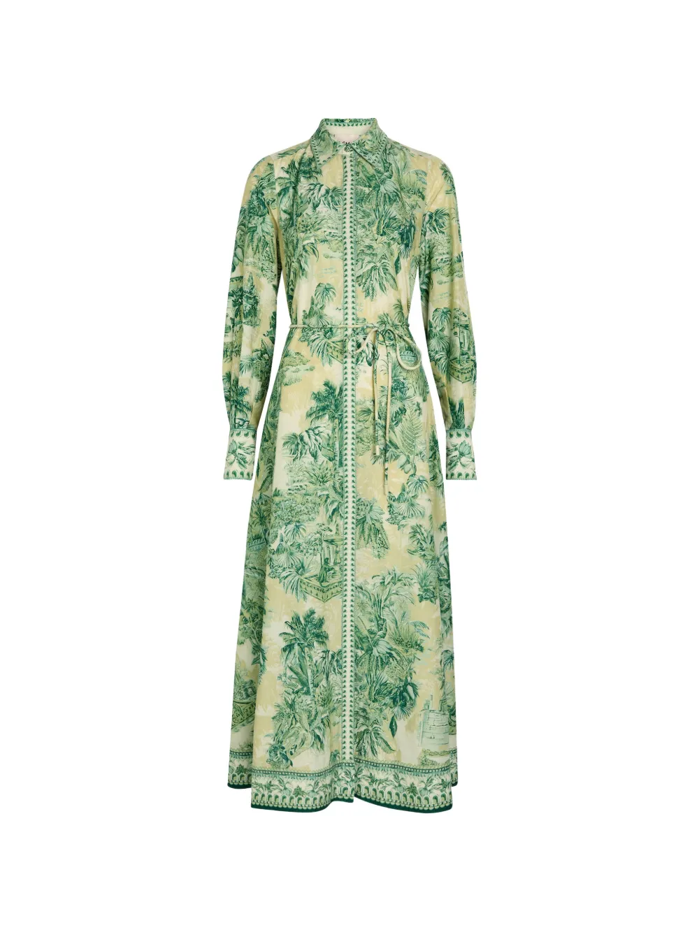 ALEMAIS Sara shirt dress - Green