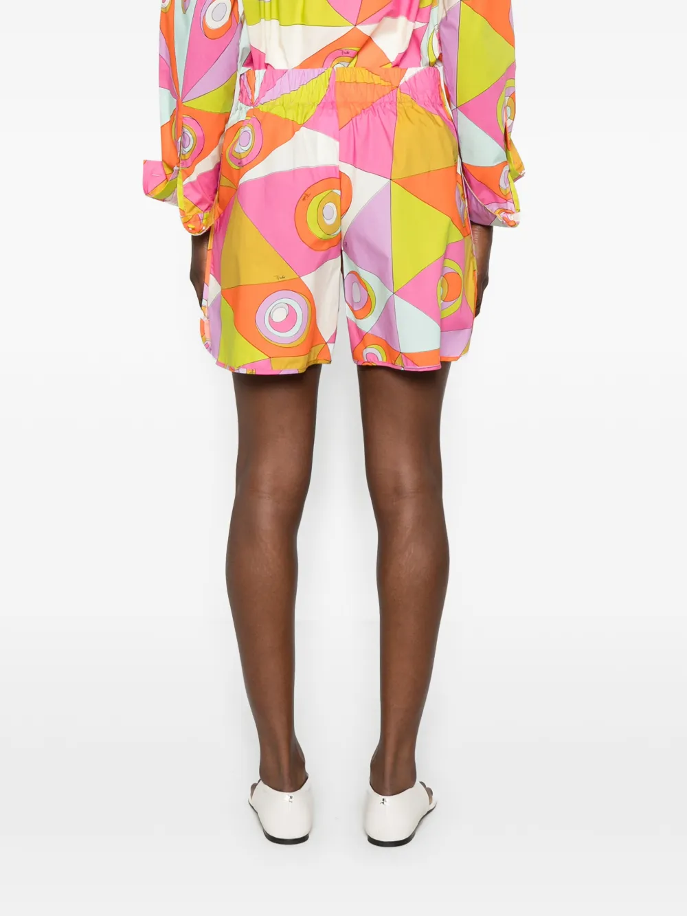 PUCCI Shorts met Iride-print Roze