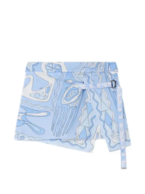 PUCCI Angoli-print strapless top