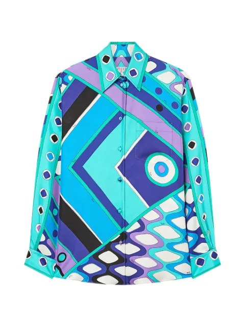 PUCCI Vivara print silk shirt