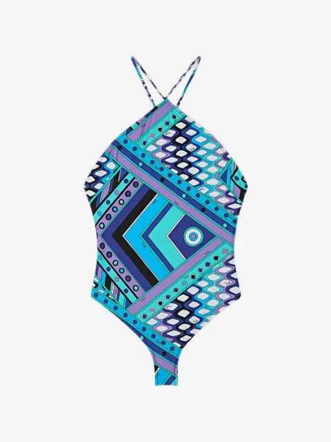 PUCCI Vivara print halterneck bodysuit