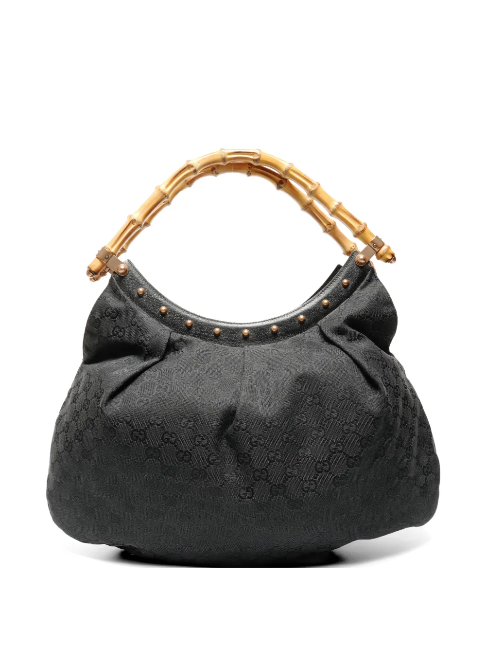 Gucci Pre-Owned 2000s bamboo handle tote bag - Nero