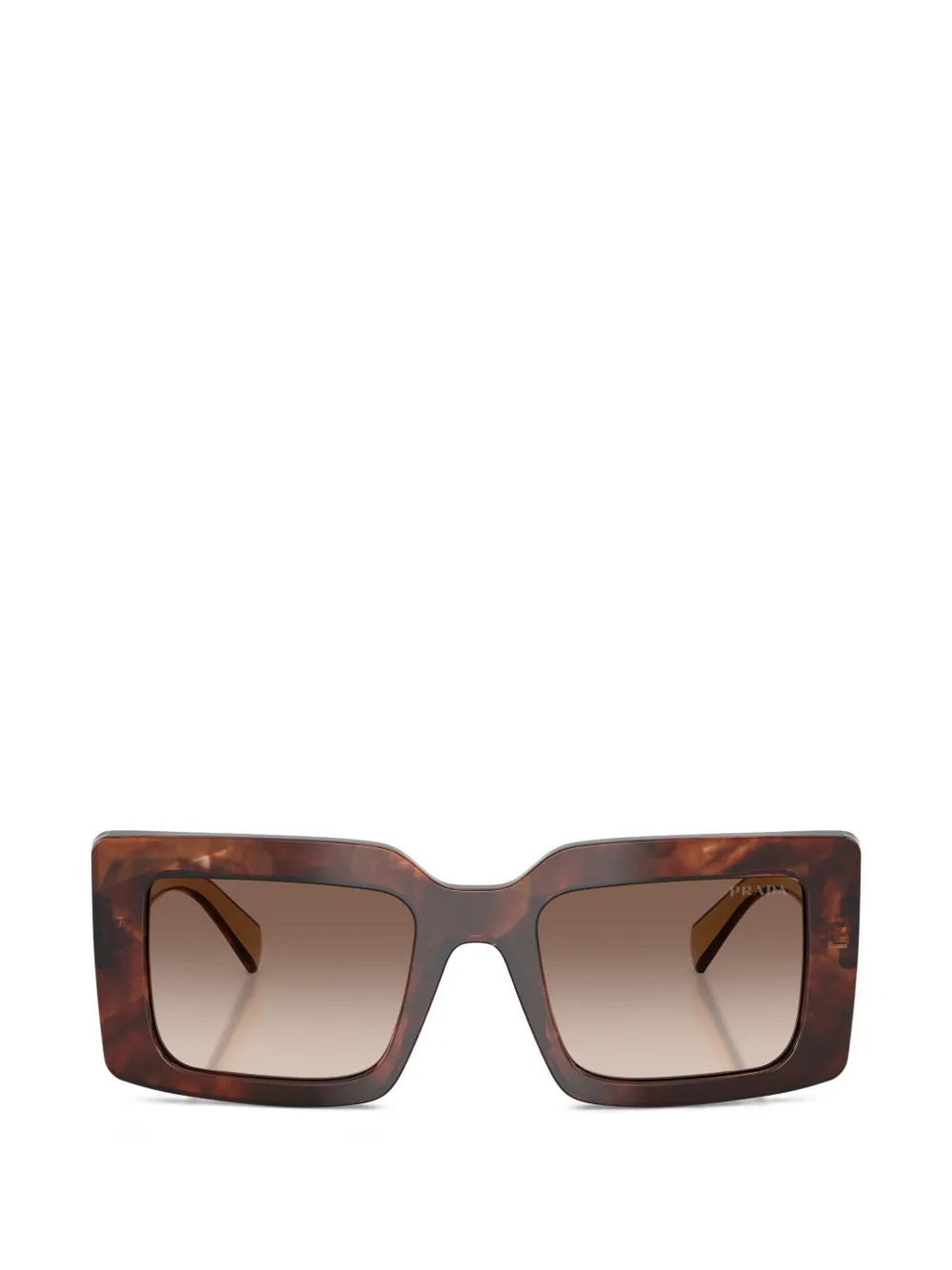 Prada Eyewear square-frame sunglasses - Marrone