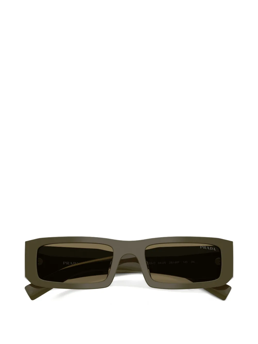 Prada Eyewear Zonnebril met logo Groen