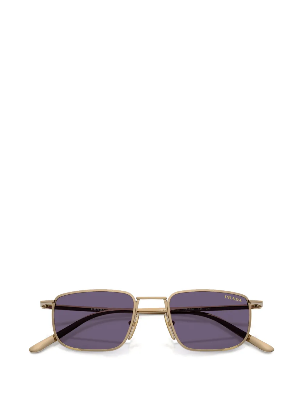 Prada Eyewear Zonnebril met logodetail Goud