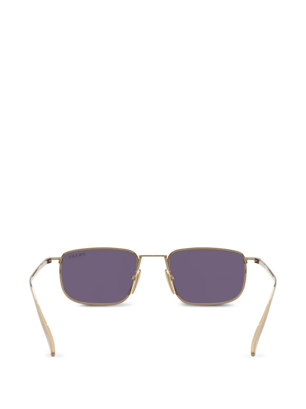 Prada Eyewear Zonnebril met logodetail Goud
